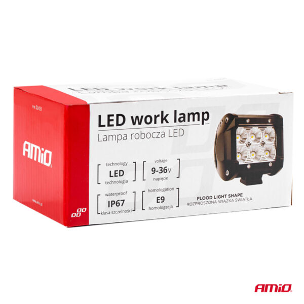 Proiector LED pentru Off-Road, ATV, SSV, culoare 6500K, 1440 lm, tensiune 9 - 36V, dimensiune 95 x 77 mm - imagine 13
