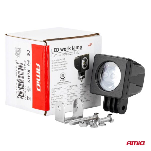 Proiector LED pentru Off-Road, ATV, SSV, culoare 6500K, 1000 lm, tensiune 9 - 36V, dimensiune 50 x 50 mm - imagine 9
