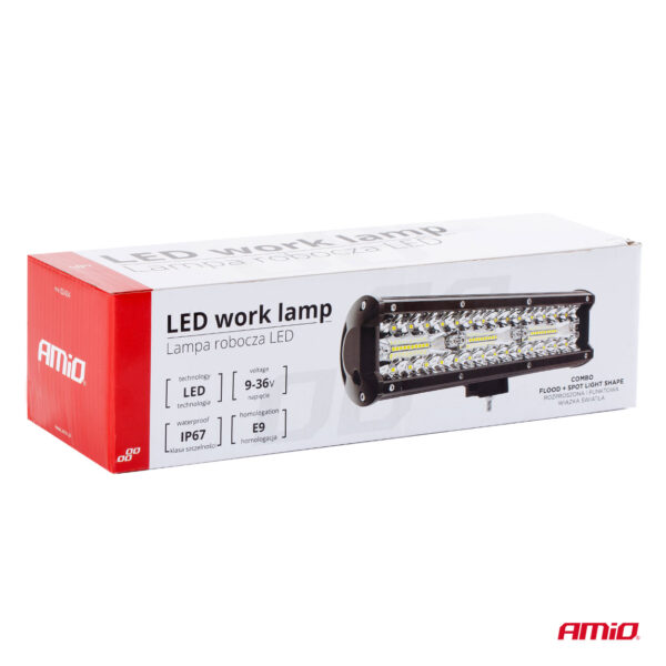 Proiector LED pentru Off-Road, ATV, SSV, culoare 6500K, 4800 lm, tensiune 9 - 36V, dimensiuni 240 x 74 mm - imagine 12