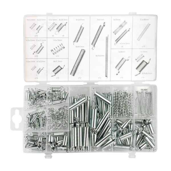 Set 200 arcuri de compresie si extensie de diferite dimensiuni pentru reparatii - imagine 3