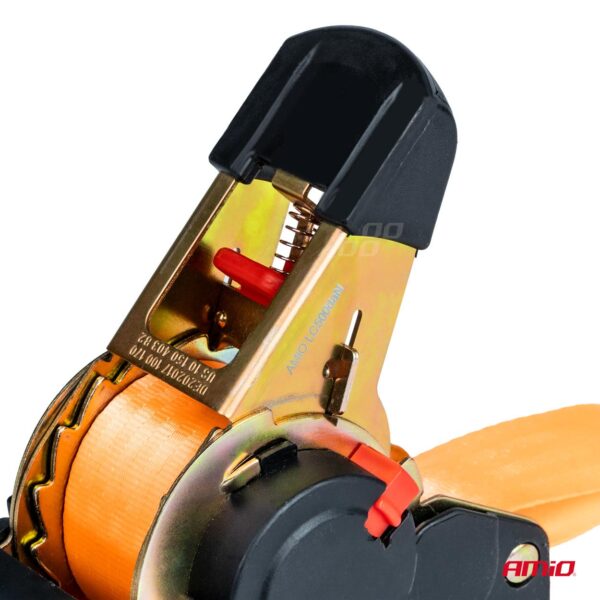 Chinga de asigurare marfa cu retractare automata, 640kg, dimensiune 25mm x 3,5m, model S-TYPE, AVX-AM03318 - imagine 2
