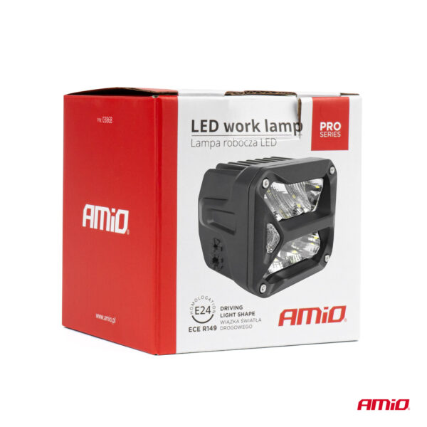 Proiector LED "PRO SERIES" cu doua functii pentru Off-Road, ATV, SSV, putere 58W, 7200lm, culoare 6000K, tensiune 10-30V, dimensiuni 107 x 102 x 86 mm - imagine 6