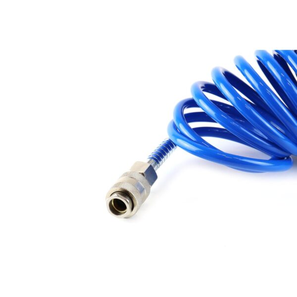 Furtun spiralat pentru aer comprimat din PE, 5 x 8mm, lungime 10m, PT-04 - imagine 2