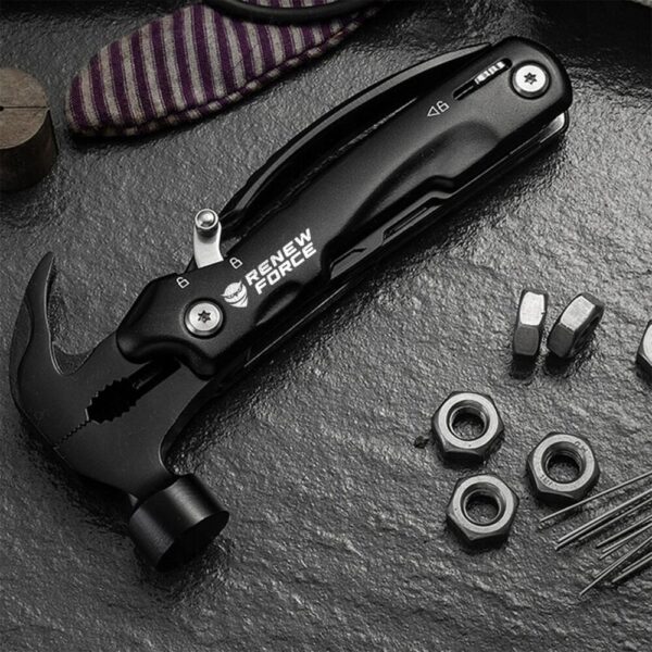 Unealta de supravietuire 12-in-1, model "Hammer Multi-tool" pentru camping, calatorii, offroad, ATV, SSV, model AVX-WT-MT-PRO-6 - imagine 3