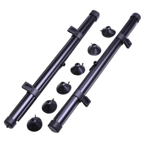 Set 2 buc. jaluzele auto retractabile, latime 40cm, culoare Neagra - imagine 3