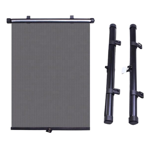 Set 2 buc. jaluzele auto retractabile, latime 40cm, culoare Neagra - imagine 4