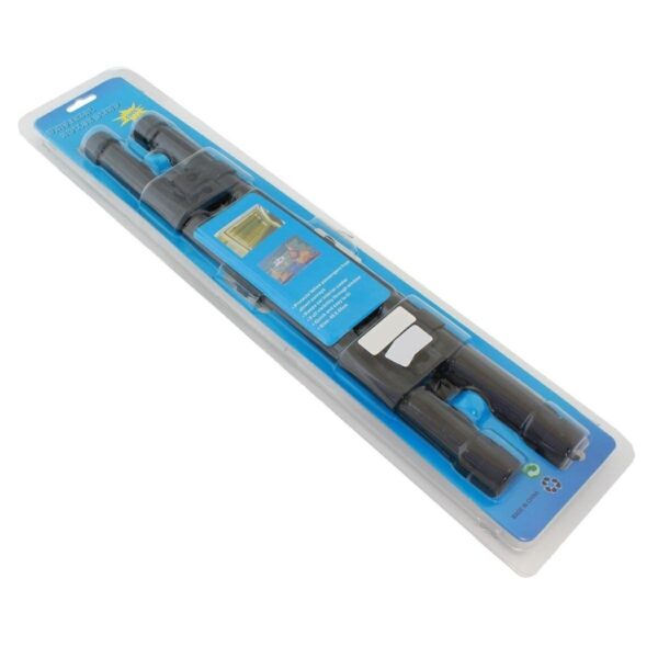 Set 2 buc. jaluzele auto retractabile, latime 40cm, culoare Neagra - imagine 6