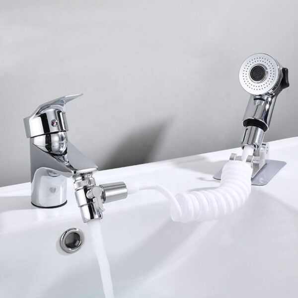 Para de dus suplimentara cu furtun extensibil pentru chiuveta sau cada, AVX-AG176B - imagine 2