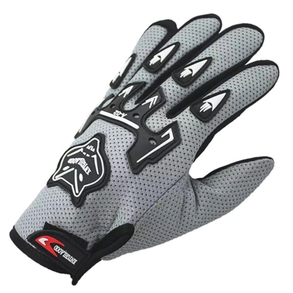 Manusi cu elemente de protectie, cu destinatie Moto, ATV, SSV, QUAD, culoare Gri - imagine 2