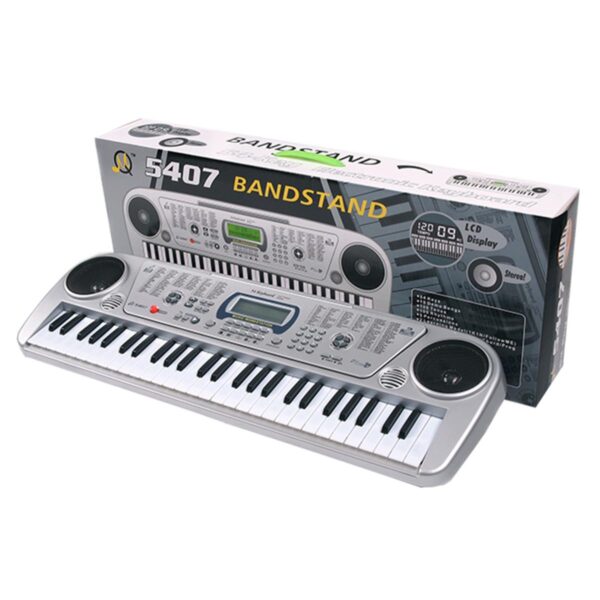 Orga electronica cu 54 de clape, afisaj LCD si microfon (Keyboard, Pian electronic) - imagine 8