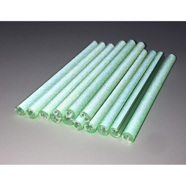 Set 12 ornamente din material reflectorizant pentru spite bicicleta, culoare verde - imagine 2
