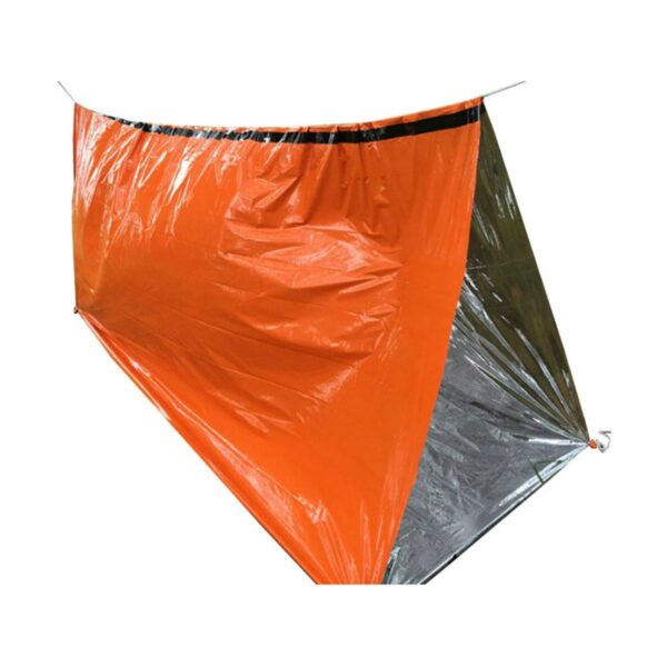 Cort de salvare pliabil, termic (NRC) pentru turism, alpinism, dimensiune 210 x 90 cm - imagine 3