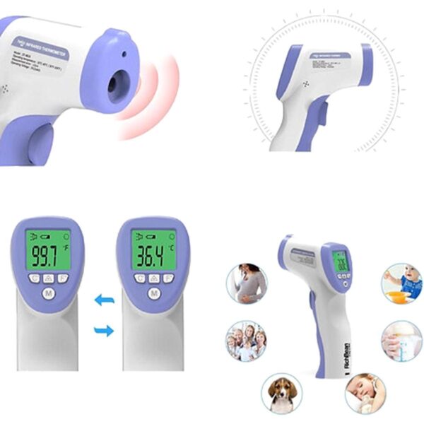 Termometru electronic cu infrarosu, Contactless, AVX-AG458E - imagine 4