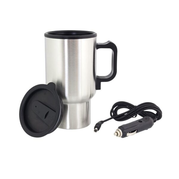 Cana termica din otel cu functie de incalzire, 12V, 400ml - imagine 4