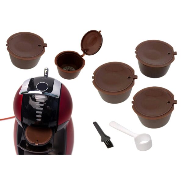 Set 5 capsule reutilizabile pentru Aparatele de Cafea Dolce Gusto (Espressoare Dolce Gusto) - imagine 2