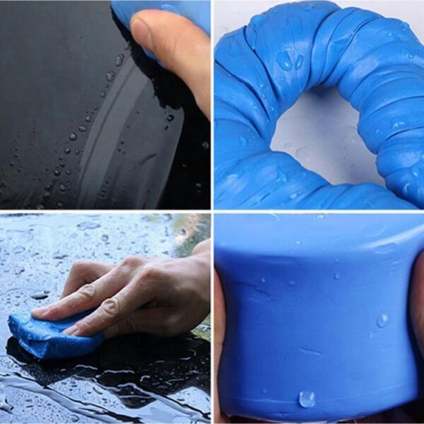 Argila curatare si lustruire vopsea auto, 180g, culoare Albastra - imagine 2