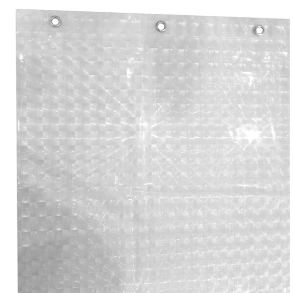 Perdea de dus semitransparenta din PEVA, dimensiune 180 x 180 cm - imagine 4