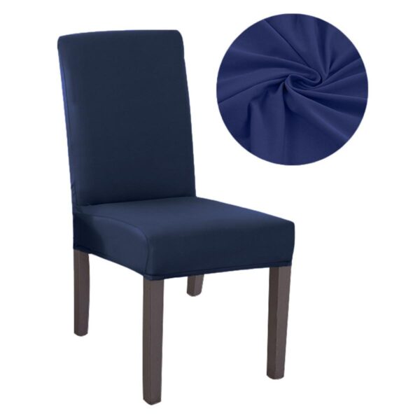 Husa universala pentru scaune clasice, culoare ALBASTRU MARIN - imagine 2