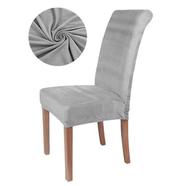 Husa universala pentru scaune clasice, culoare GRI - imagine 2