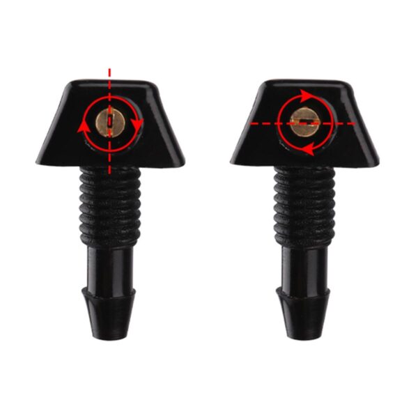 Set Universal cu 2 diuze spalare parbriz + furtunuri si accesorii de montaj - imagine 2