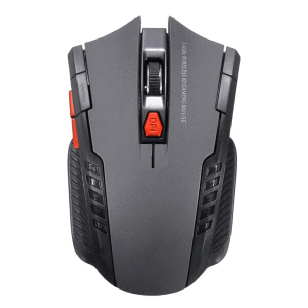 Mouse Optic Gaming Wireless, 1600 DPI, culoare Silver - imagine 2