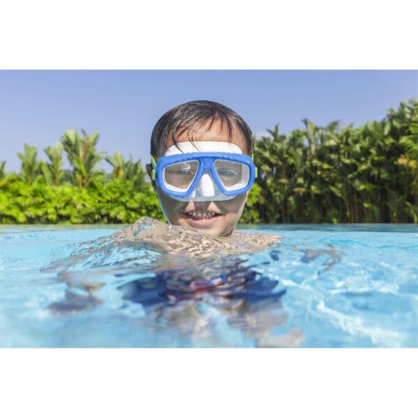 Ochelari de tip Masca pentru inot si scufundari, pentru copii, varsta 3+, culoare Albastru - imagine 7