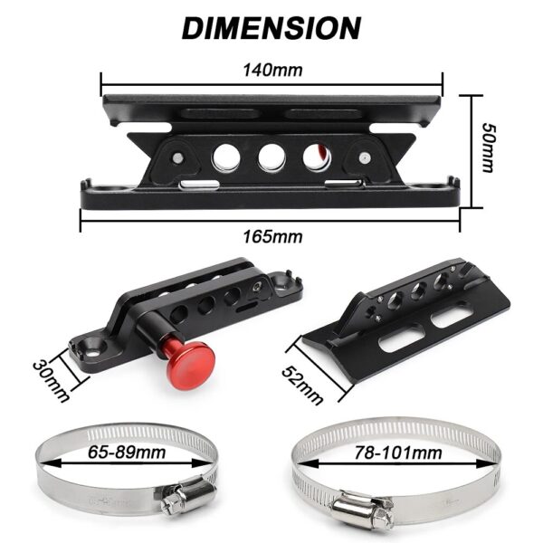 Suport universal pentru Extinctor, Stingator, cu prindere pe rollbar sau cabina, destinatie ATV, SSV, UTV, Off-Road - imagine 7