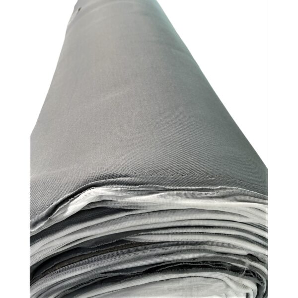Material pentru reconditionare plafon auto, material textil cu spate buretat, culoare Gri Deschis, dimensiune 2m x 1,50m - imagine 3