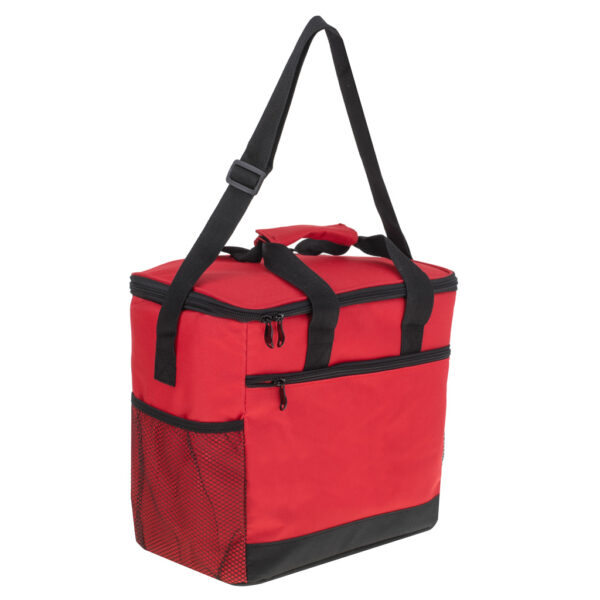 Geanta termoizolanta pentru picnic sau plaja, capacitate 16l, culoare Rosie - imagine 7