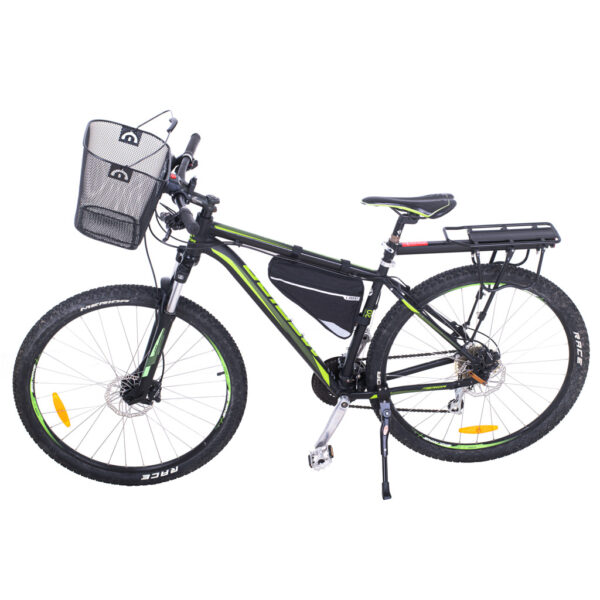 Cos metalic pentru bicicleta cu maner, demontabil, conceput pentru a fi montat in partea din fata - imagine 6