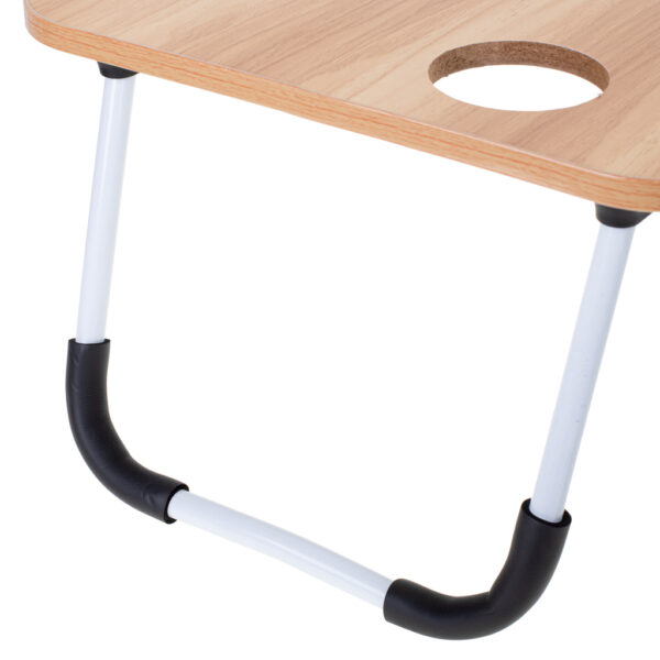 Masa pentru Laptop plianta din MDF, dimensiune 60 x 39,5 cm, cu USB, lampa si ventilator - imagine 7