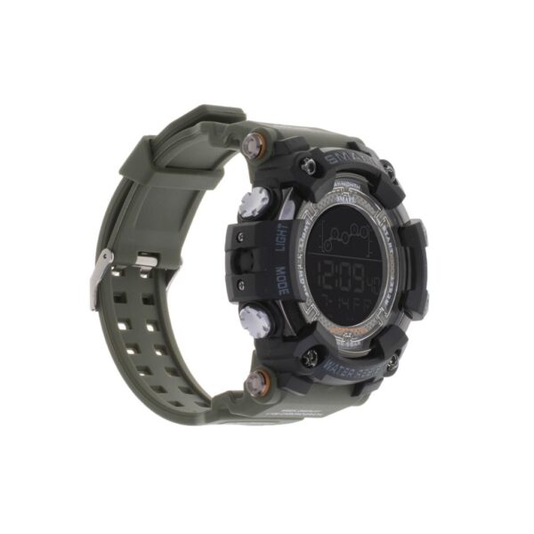 Ceas Militar pentru barbati, SMAEL, impermeabil, afisaj LED, culoare Verde - imagine 6
