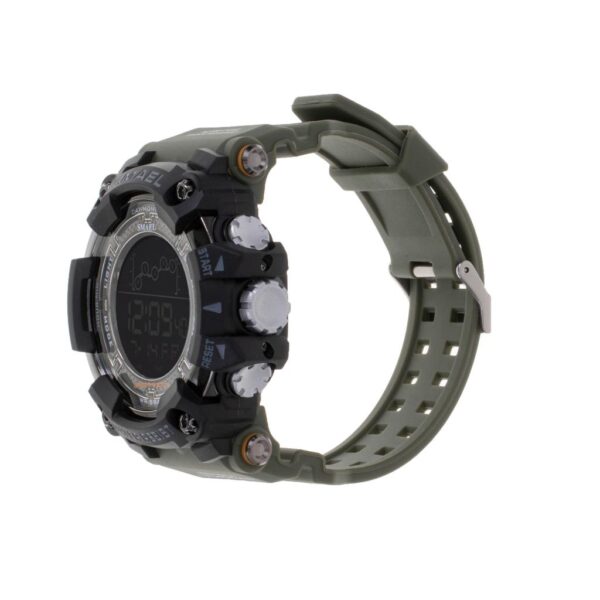 Ceas Militar pentru barbati, SMAEL, impermeabil, afisaj LED, culoare Verde - imagine 4