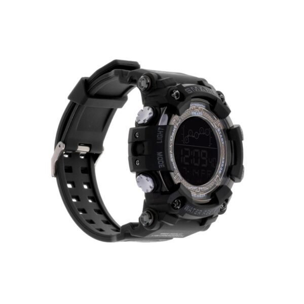 Ceas Militar pentru barbati, SMAEL, impermeabil, afisaj LED, culoare Negru - imagine 3