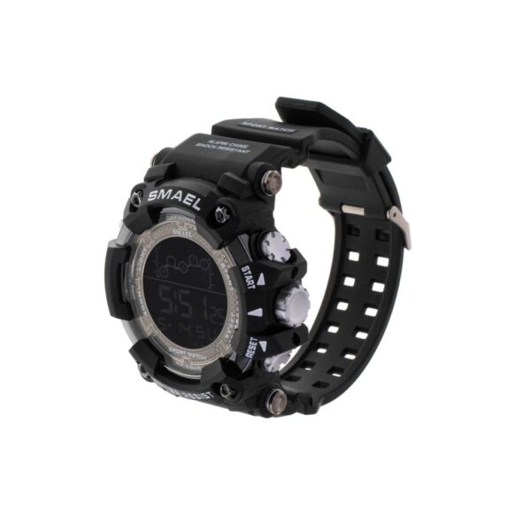 Ceas Militar pentru barbati, SMAEL, impermeabil, afisaj LED, culoare Negru - imagine 9