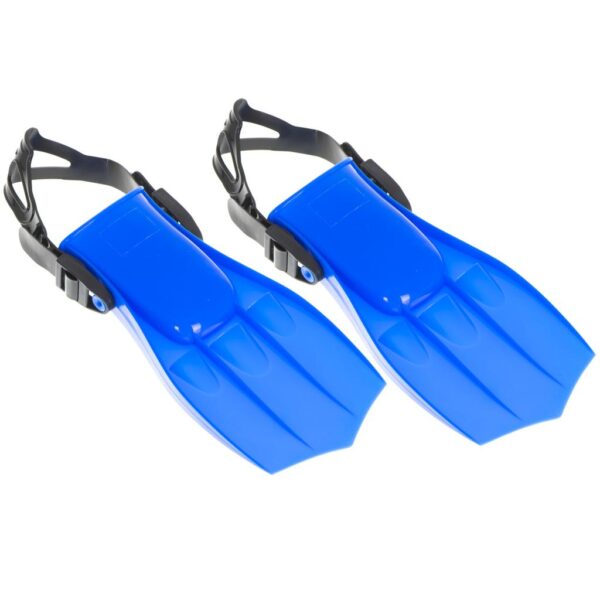 Labe de Inot si Scufundari, marime S (17-20cm), culoare Albastra - imagine 4