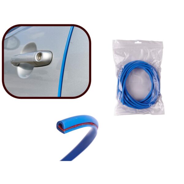 Banda de protectie muchii caroserie, culoare Albastru, lungime 5m - imagine 5