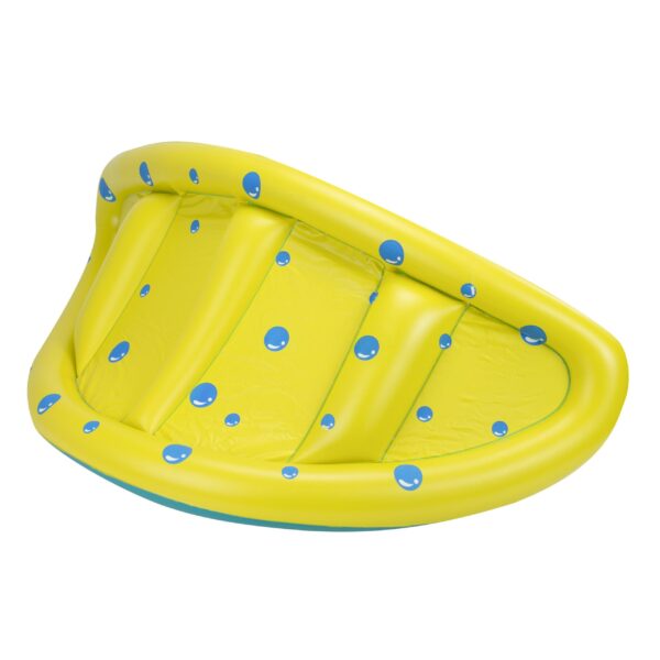 Ponton, Saltea de apa, gonflabila pentru copii cu acoperis, dimensiune 65 x 73 cm - imagine 3