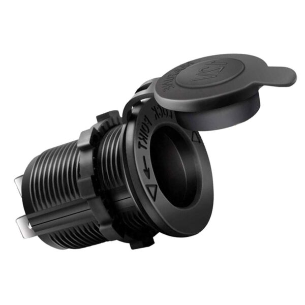 Priza de Bricheta Universala, etansa, pentru vehicule offroad, ATV, SSV, quad, moto sau utilaje agricole, alimentare 12V - 24V - imagine 2