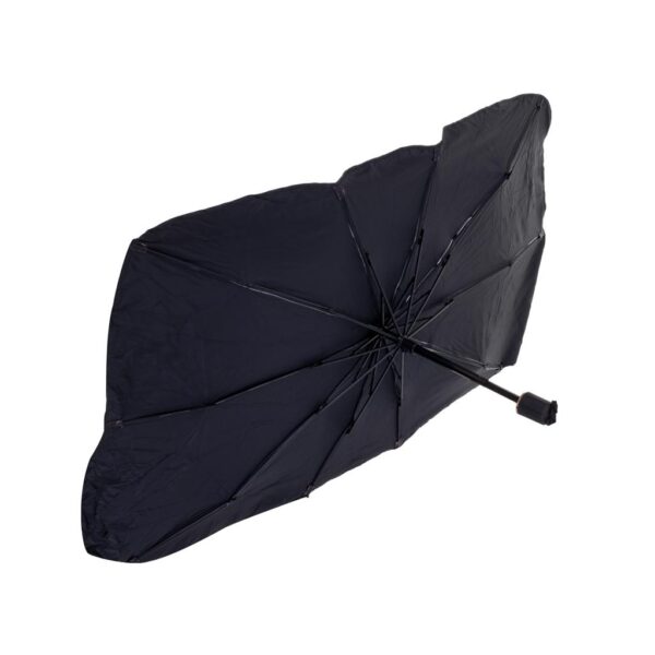 Parasolar Auto tip umbrela pentru parbriz, dimensiune 65 x 110 cm, culoare neagra - imagine 5