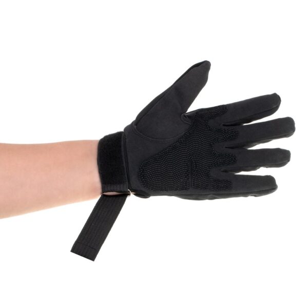 Manusi Tactice cu elemente de protectie, marime XL, cu destinatie Moto, ATV, SSV, QUAD, culoare Neagra - imagine 2