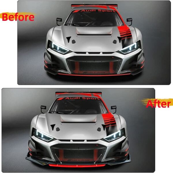 Set 2 Tije din Aluminiu reglabile pentru Consolidare Spoiler, lungime 10cm, IMITATIE CARBON - imagine 3