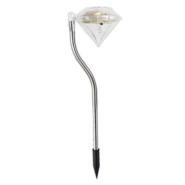 Lampa Solara estetica exterioara de gradina RGB LED tip "lampadar" - imagine 5