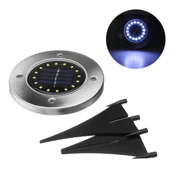 Lampa Solara estetica exterioara de gradina, cu 16 LED-uri, cu suport scurt - imagine 5