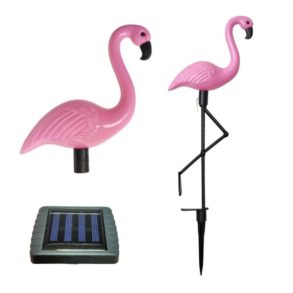 Set 3 x Lampa Solara estetica exterioara de gradina model "Flamingo" - imagine 9
