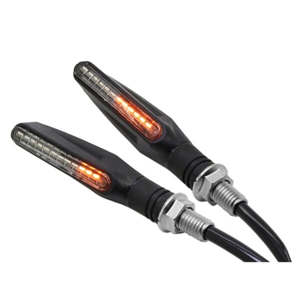 Set 2 lampi Semnalizare Moto SECVENTIALA, cu 2 functii, pozitie si semnalizare, AVX-ZD59B - imagine 6