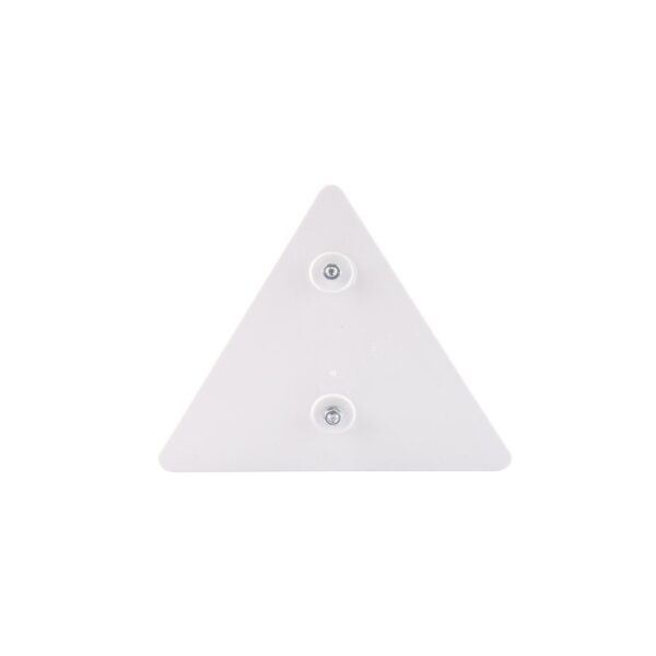 Set 2 triunghiuri de avertizare reflectorizante pentru remorci, culoare rosie, dimensiune 15 x 15 cm - imagine 3