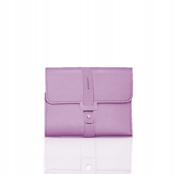 Set Manichiura si Pedichiura 16-in-1 cu plic din piele ecologica, model "MANI-CUT PINK", culoare Roz - imagine 4