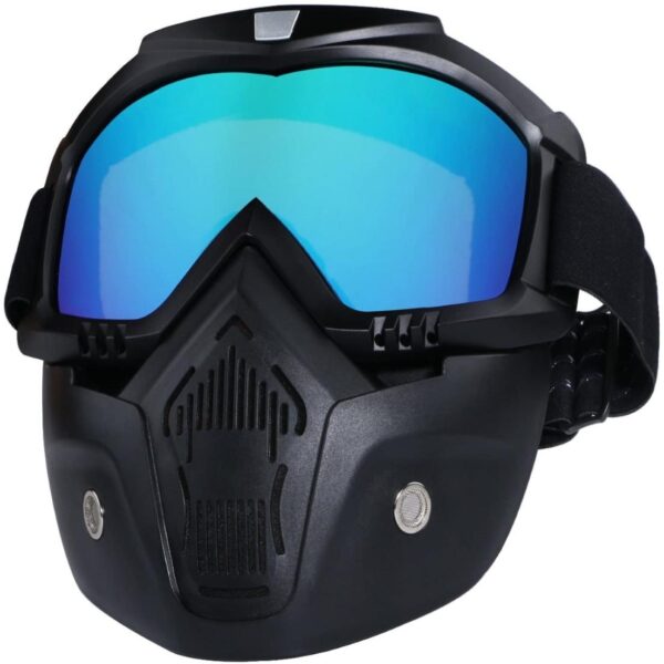 Masca de Protectie cu Ochelari Detasabili, cu destinatie Moto, ATV, SSV, QUAD - imagine 2