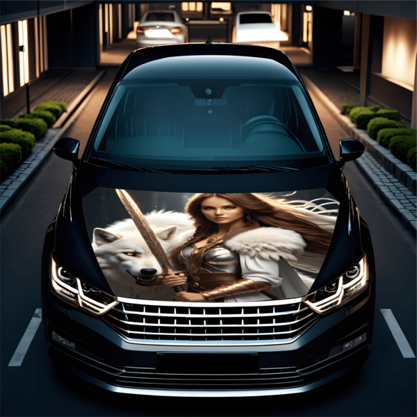Folie Capota Auto "Hood Art" rezistenta la exterior, marime S (150 x 110cm) - Cod: AVX-CAPOTA-006S - imagine 2